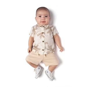 Conjunto Camisa Estampada Y Bermuda Tmx