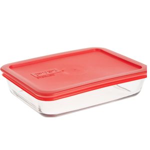 Pyrex storage plus 3-cup rectangular, c/tapa plast