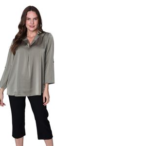 Blusa mc verde militar woman