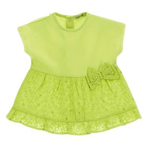 Blusa C/ Bordados Verde Original Marines