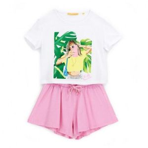 Conjunto Estampada Rosa