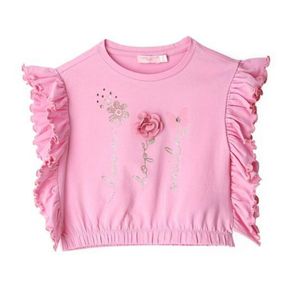 Blusa c/ desiño de flores  rosa original marines