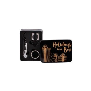 Jg Accesorios P/Vino 4pz 14.5x Santini Christmas