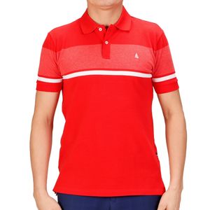 Remera   roja bloque c/ polo regatta