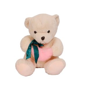 Peluche 3n.Pel.Ani/Oso Corazon 40cm Crema