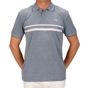 Remera  azul franja polo ted lapidus