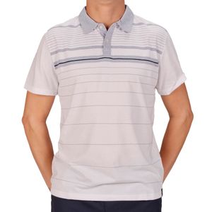 Remera Blanca Rayas Polo Ted Lapidus