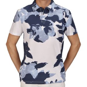 Remera  azul estamp. polo ted lapidus