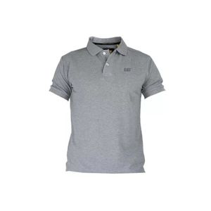 Remera C/ Polo  Gris Caterpillar