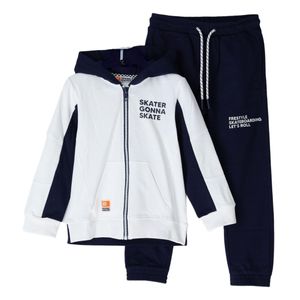 Conjunto Buzo Y Campera  Blanco Original Marines