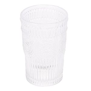 Vaso labrado 355ml alto diam transp. selecta