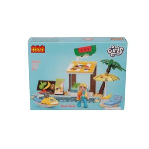 Gilr blocks series 8pcs/display box 8 box cogo