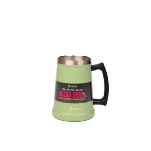 Chopera 500ml verde ac. inox. doble pared indio