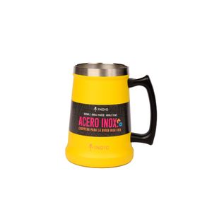 Chopera 500ml Amarillo Ac. Inox. Doble Pared Indio