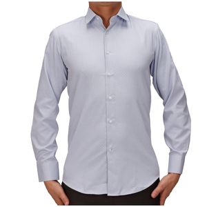 Camisa m/l celeste oscuro vila finzi