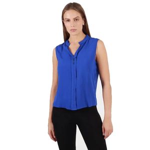 Blusa mc azul fuera de serie