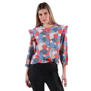 Blusa mc estampado fuera de serie