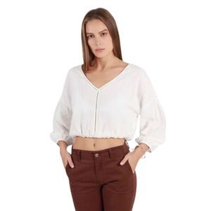 Blusa Mc Marfil Fuera De Serie
