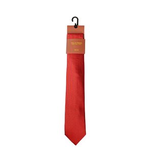 Corbata roja lisa 7.5cm vila finzi