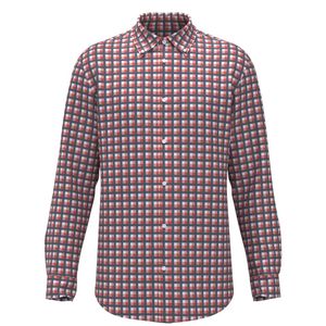 Camisa  M/C Rojo Cuadro  Oscar De La Renta