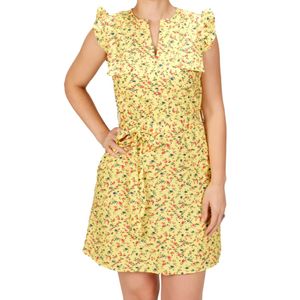 Vestido amarillo estampado tiare