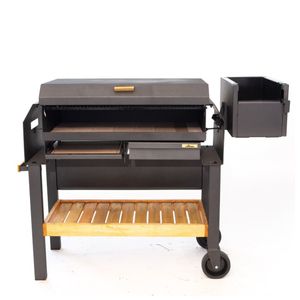 Parrilla Pampeana Con Tapa, Plancha Y Cajón - Trom