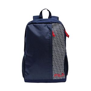 Mochila azul m. pocket print fila