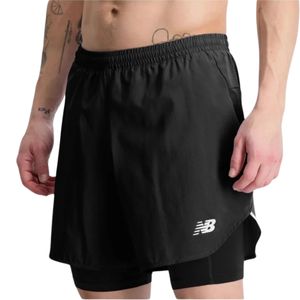 Short Negro Q Sped 6" New Balance