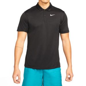 Remera Polo Negro Df Polo Solid Nike