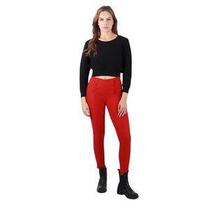 Pantalon rojo fuera de serie