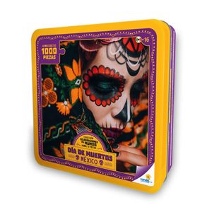 Rompecabezas 1k pzas dia de muertos ronda