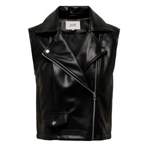 Chaleco Mc Negro Moda De Pu Jacqueline De Yong
