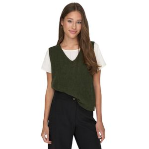 Chaleco Verde Musgo Jacqueline De Yong