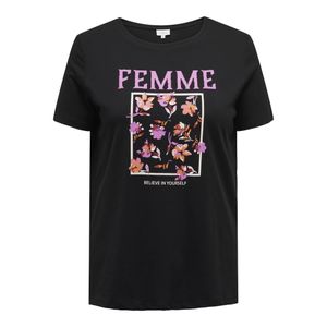 Remera Negra M/C Carmakoma