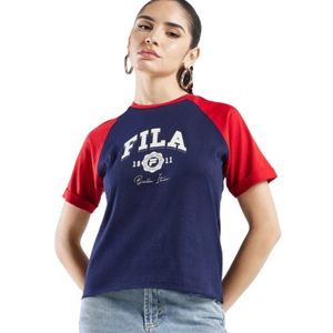 Remera azul m./rojo calhoun ranglan fila