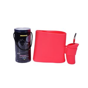 Forro medida 2,5l skin rojo, guampa silicol  indio