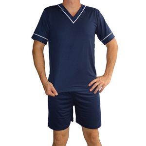 Pijama m/c azul m. pant. lupo