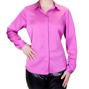 Camisa Ml Lila Clasica L'Exclusif