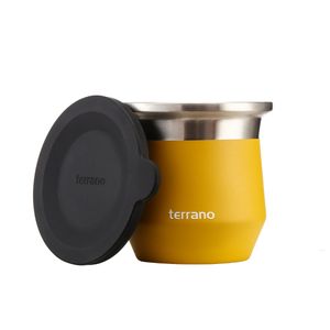 Guampa (mate) flap amarillo intenso Terrano