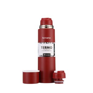 Termos bala 750ml rojo terrano