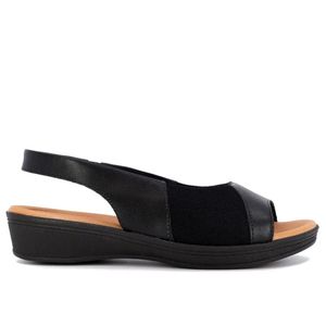 Sandalia Negro Para Juanates Usaflex
