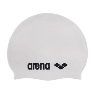 Gorro blanco clasico de silicona arena