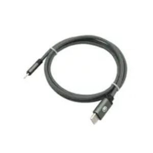 Cable 3.5mm a 3.5mm trenzado gris plo radio shack