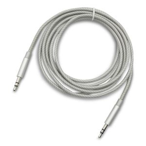 cable 3.5mm a 3.5mm trenzado plateado Radio shack