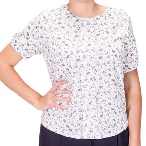 Blusa mc estampado tiare plus