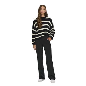 Sweater negro rayas JACQUELINE DE YONG Plus