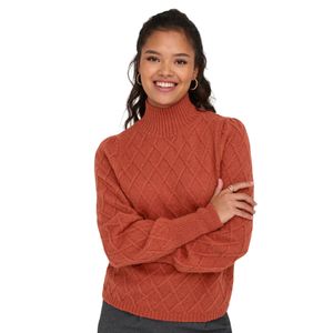 Sweater terracota jacqueline de yong