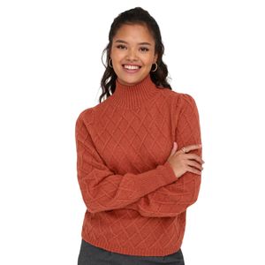 Sweater terracota jacqueline de yong