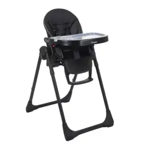 Silla Para Comer Pappa 0-3 Negro Burigotto