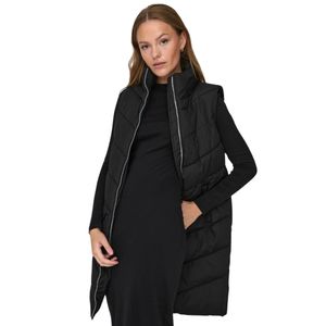 Chaleco Negro Jacqueline De Yong Plus